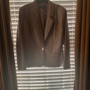 Marc New York Faux Leather Blazer, size XL